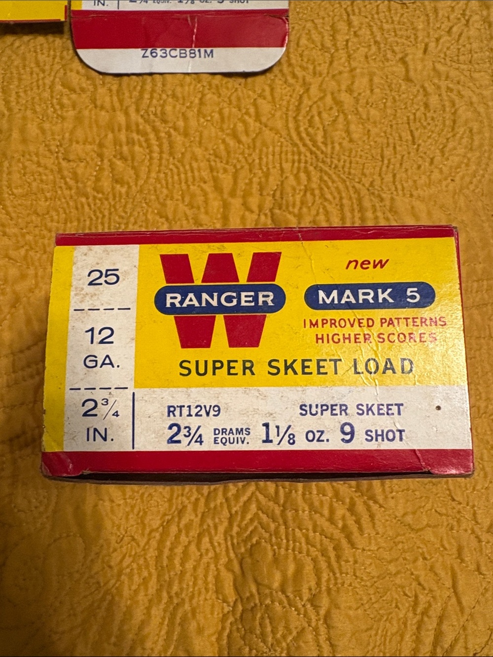 Ranger Mark 5 Super Skeet Load 12 GA Ammo Box